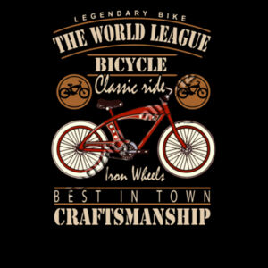 Bicycle Craftmanship - Alstyle Mens Tee Design